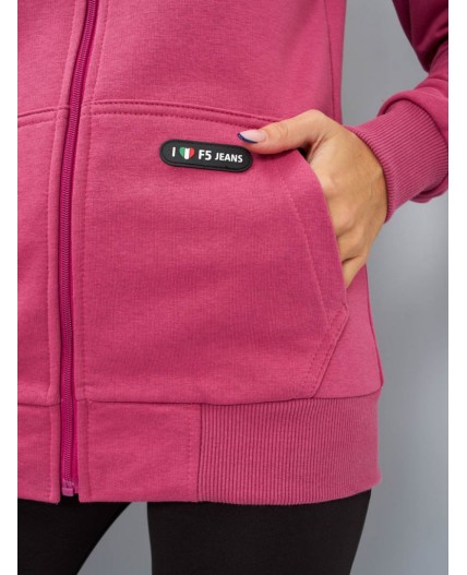 толстовка женская ягодный