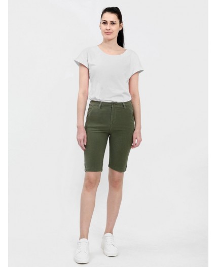 шорты женские оливковый