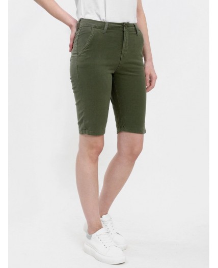 шорты женские оливковый