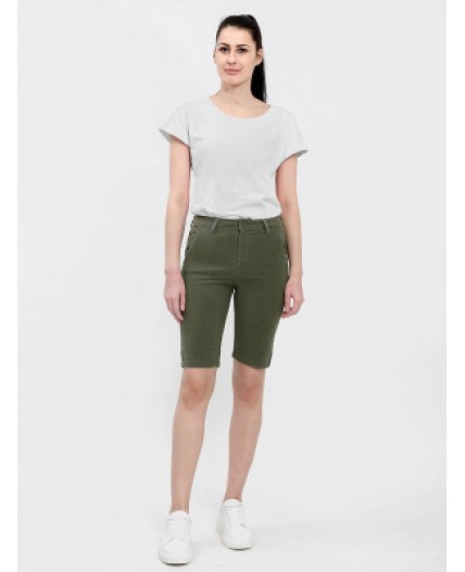 шорты женские оливковый