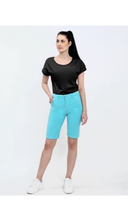 шорты женские мятный