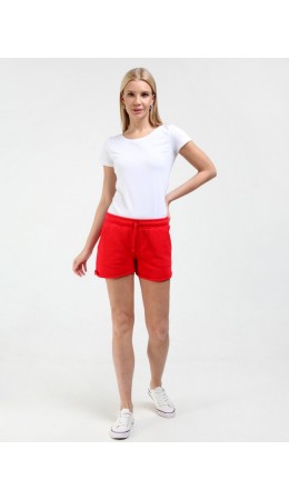 шорты женские красный