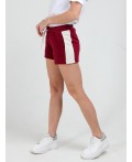 шорты женские бордовый