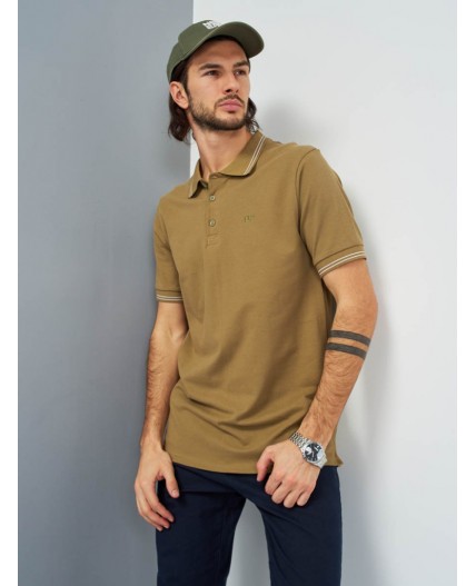 поло мужское хаки