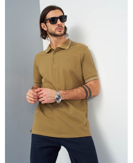 поло мужское хаки