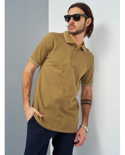 поло мужское хаки