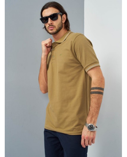 поло мужское хаки