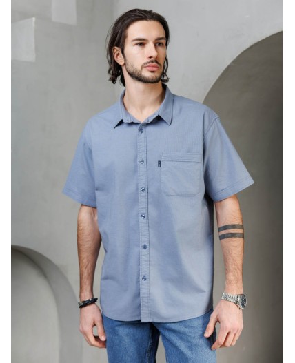 рубашка мужская светло-серый