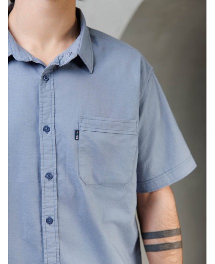 рубашка мужская светло-серый