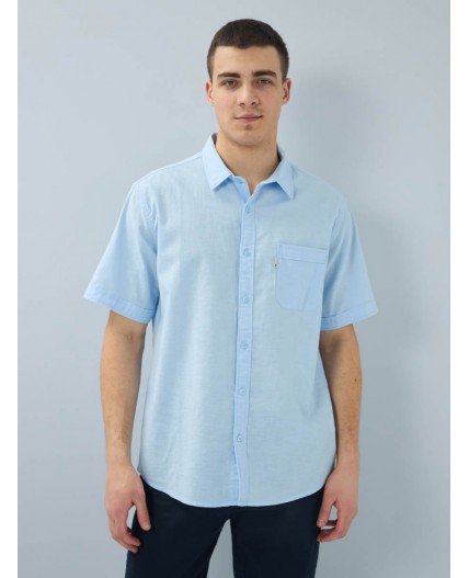 рубашка мужская светло-синий