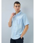 рубашка мужская светло-синий