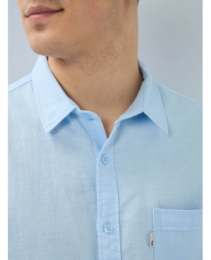 рубашка мужская светло-синий