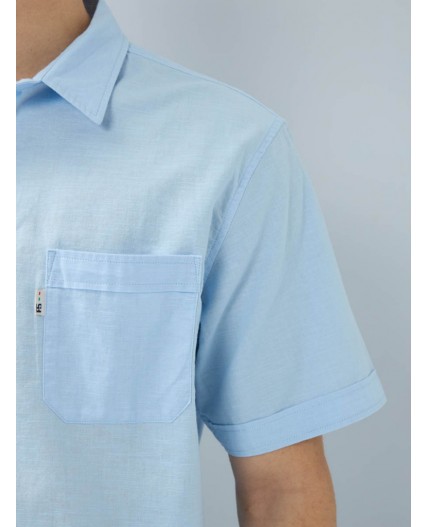 рубашка мужская светло-синий