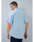 рубашка мужская светло-синий