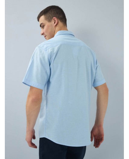 рубашка мужская светло-синий