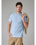 футболка мужская пастельно-голубой