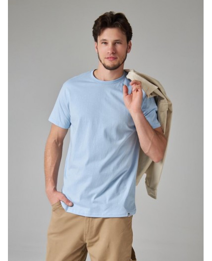 футболка мужская пастельно-голубой