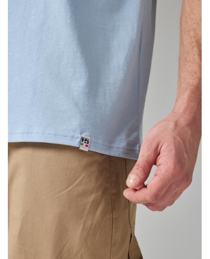 футболка мужская пастельно-голубой