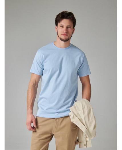 футболка мужская пастельно-голубой