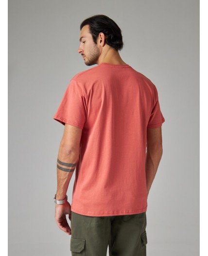 футболка мужская терракотовый