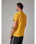 футболка мужская горчичный