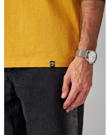 футболка мужская горчичный