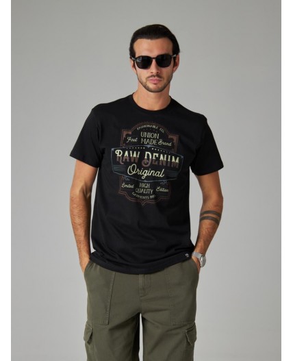 футболка мужская черный