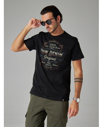 футболка мужская черный