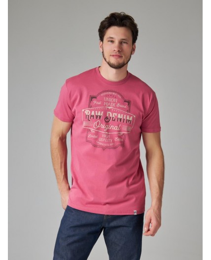 футболка мужская брусника