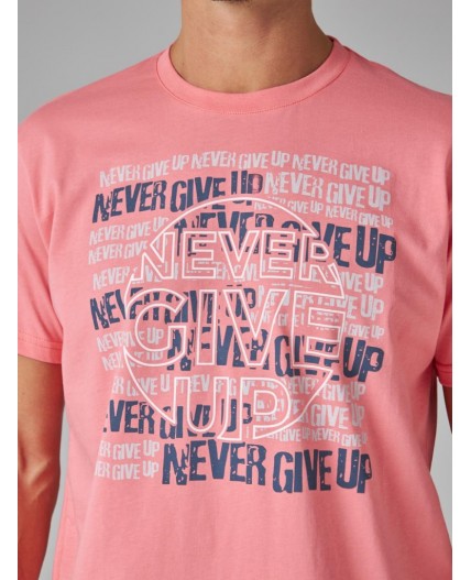 футболка мужская лососевый