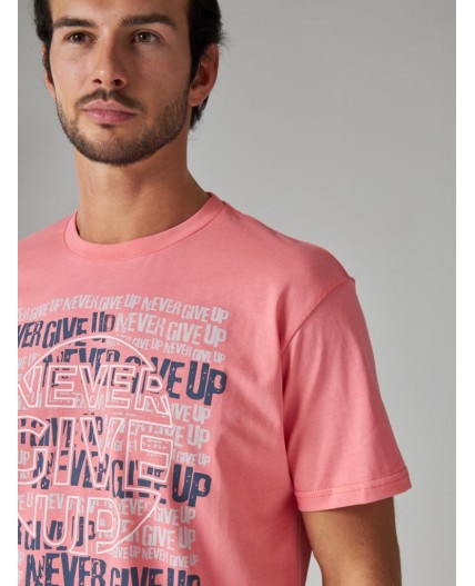 футболка мужская лососевый