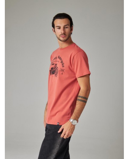 футболка мужская терракотовый