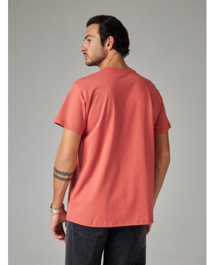 футболка мужская терракотовый