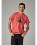футболка мужская терракотовый