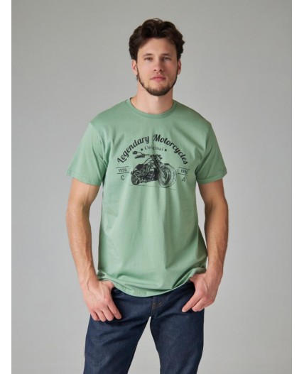 футболка мужская зеленый