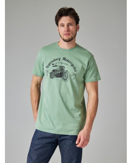 футболка мужская зеленый