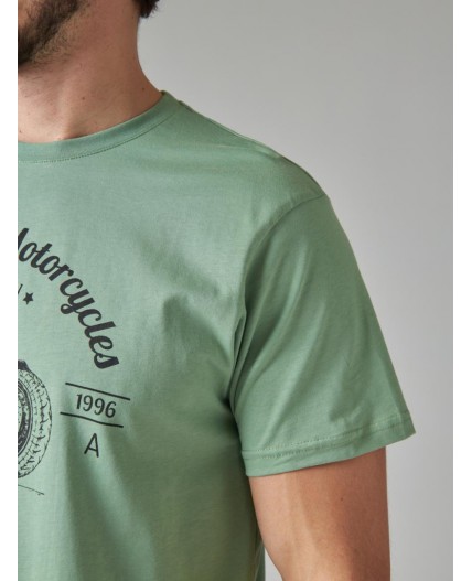 футболка мужская зеленый