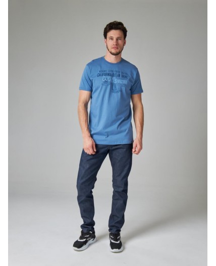 футболка мужская индиго