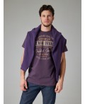 футболка мужская сливовый