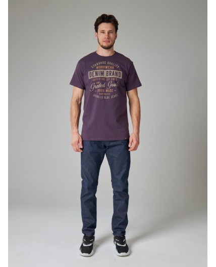 футболка мужская сливовый