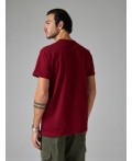футболка мужская темно-бордовый