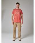 футболка мужская терракотовый
