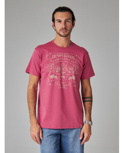 футболка мужская брусника