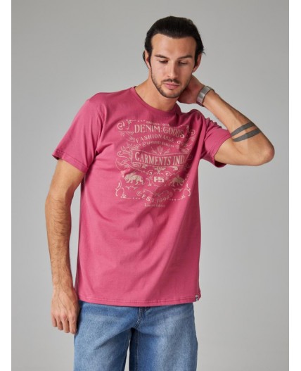 футболка мужская брусника