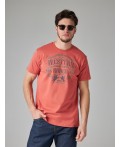 футболка мужская терракотовый
