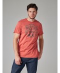 футболка мужская терракотовый