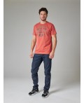 футболка мужская терракотовый