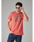 футболка мужская терракотовый