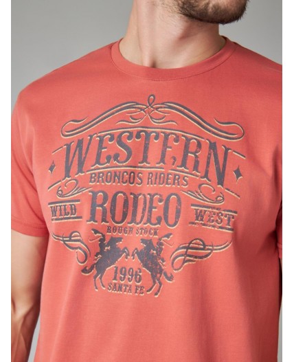 футболка мужская терракотовый