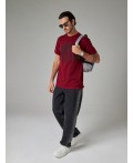 футболка мужская темно-бордовый